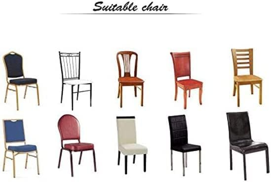 iEventStar PU Faux Leather Waterproof Stretch Dining Chair Cover Chair Protector Slipcovers Covers