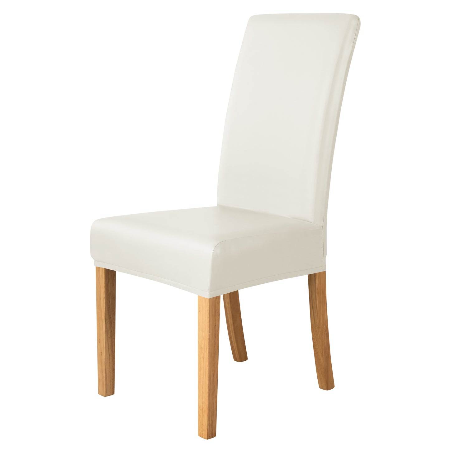 iEventStar PU Faux Leather Waterproof Stretch Dining Chair Cover Chair Protector Slipcovers Covers