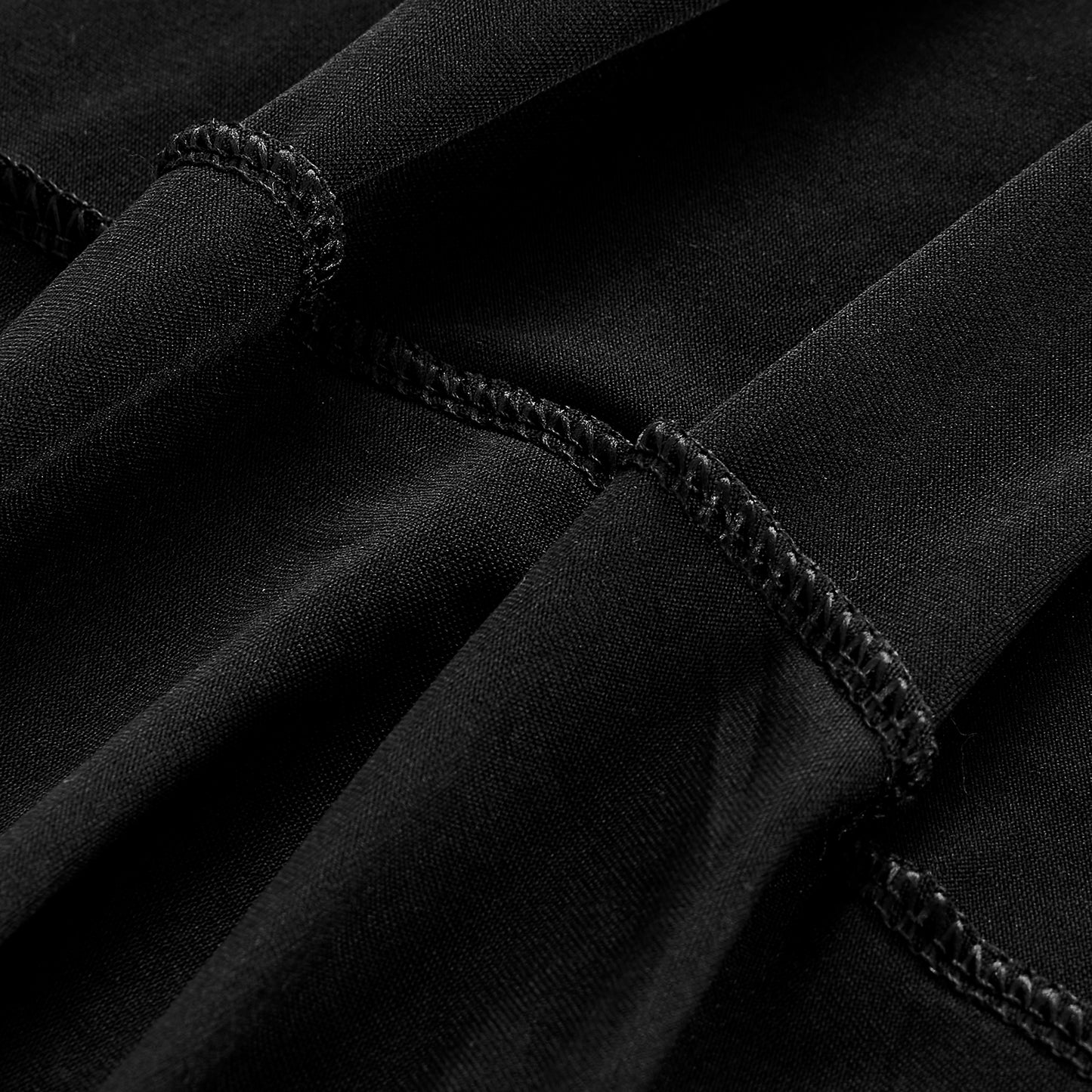 iEventStar 2 Pcs 24"x43" Fitted Stretch Cocktail Table Cover Xmas Red Highboy High Top Round Bottom Cocktail Tablecloth for Party Pub Banquet Bistro Black