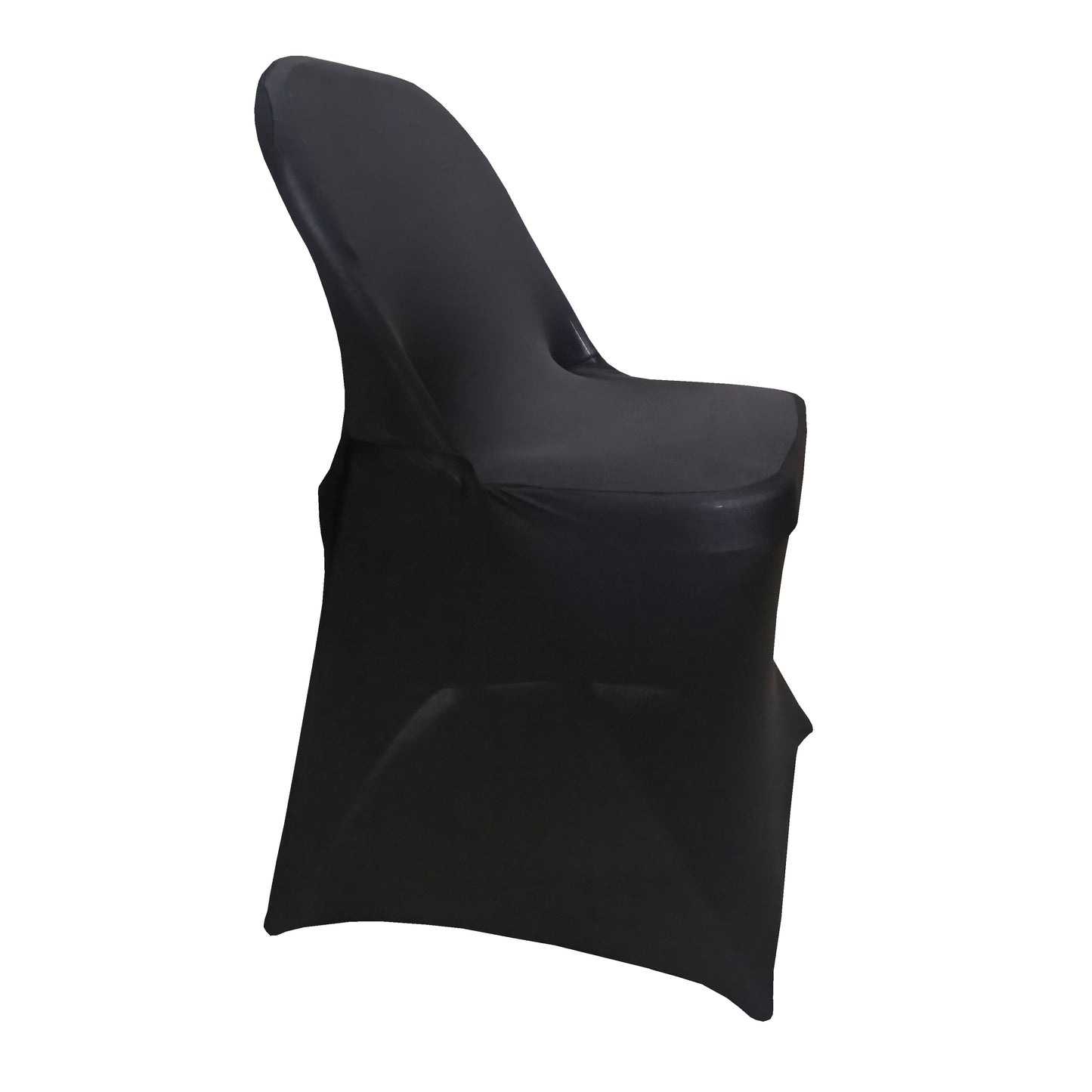 iEventStar Spandex Folding Chair Cover Covers Stretch Chair Protectors for Wedding Party Events Black
