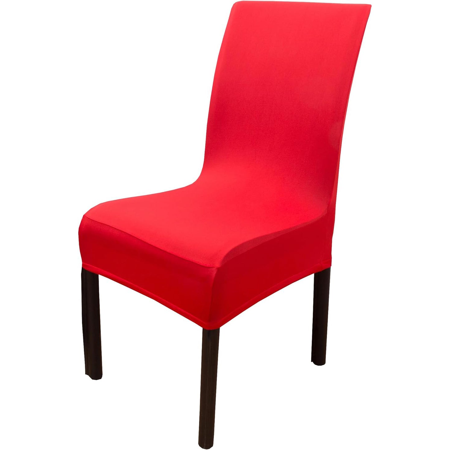 iEventStar Spandex Stretch Washable Dining Room Christmas Chair Cover Red Chairs Protector Seat Slipcovers for All Seasons