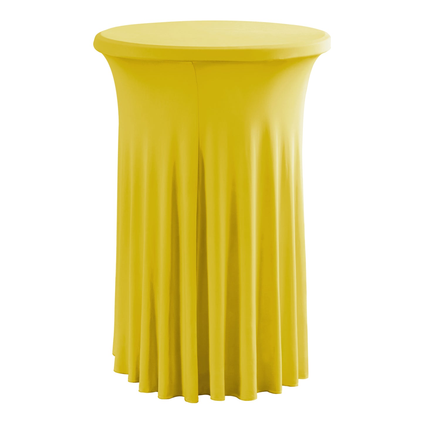 iEventStar 24" Xmas Highboy Cocktail Round Stretch Spandex Table Cover Christmas Table Skirt High Top Tablecloth Hunter Green