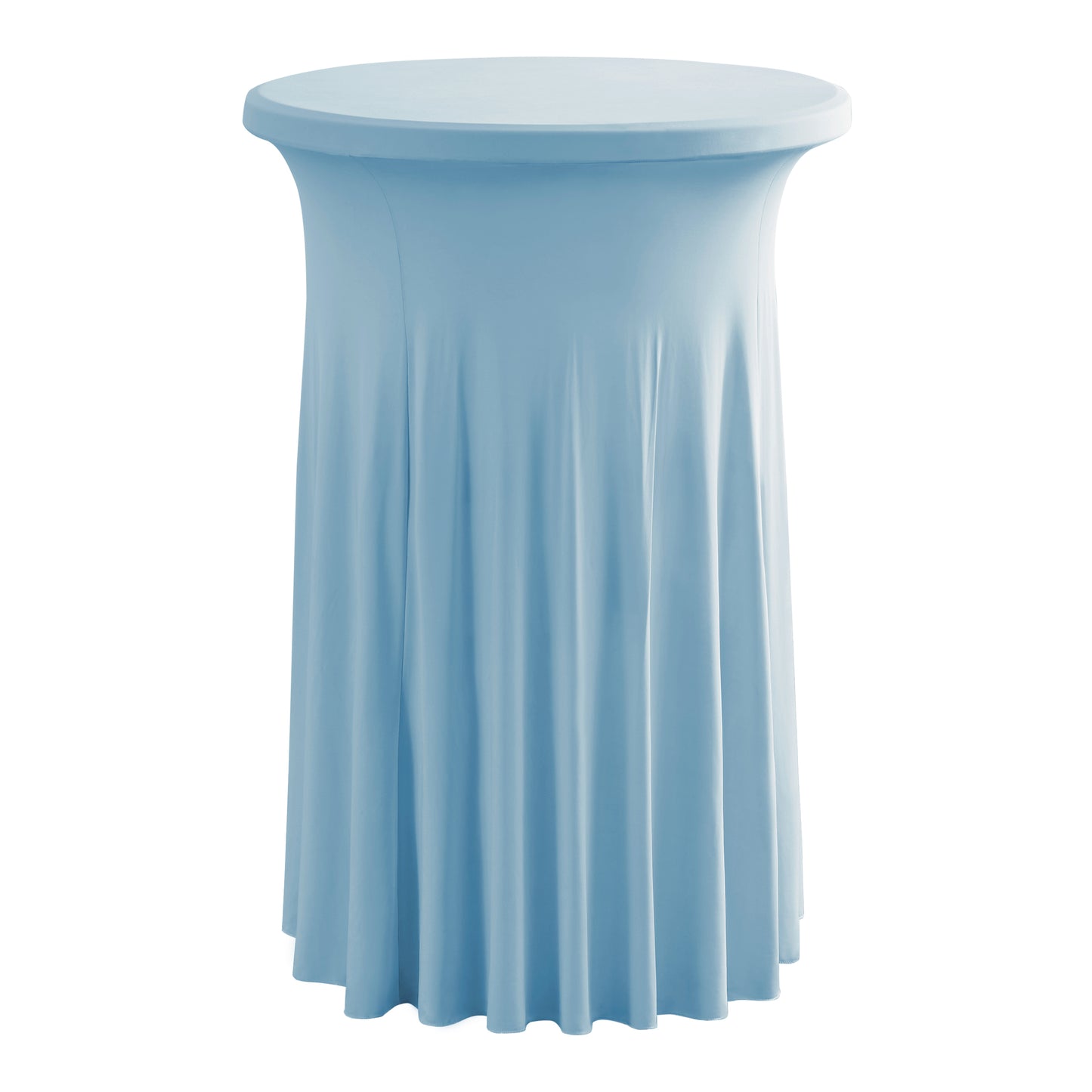 iEventStar 24" Xmas Highboy Cocktail Round Stretch Spandex Table Cover Christmas Table Skirt High Top Tablecloth Hunter Green