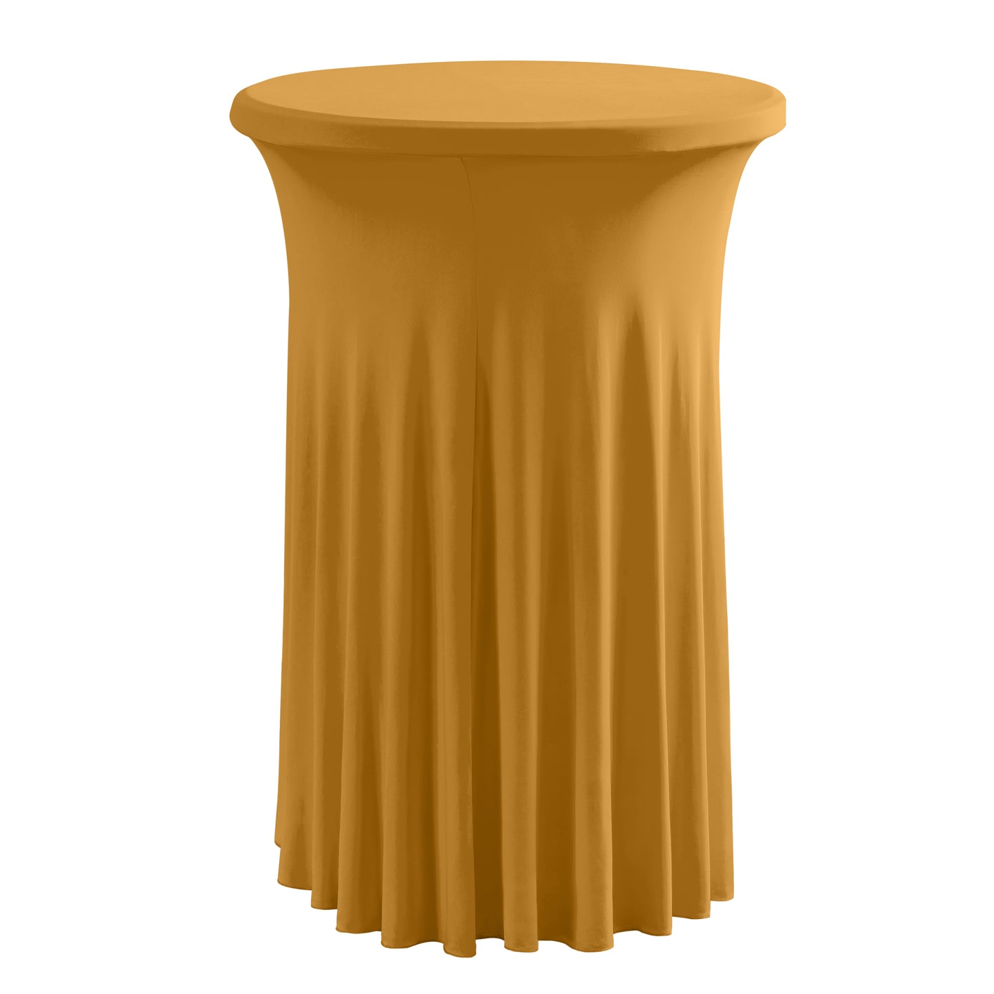 iEventStar 24" Xmas Highboy Cocktail Round Stretch Spandex Table Cover Christmas Table Skirt High Top Tablecloth Hunter Green