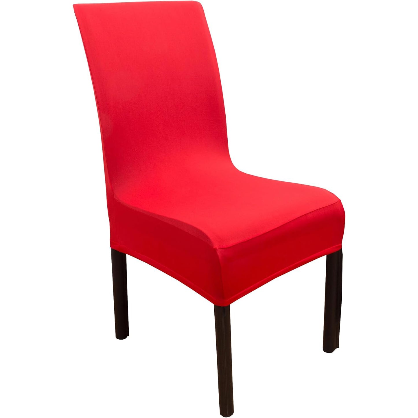 iEventStar Spandex Stretch Washable Dining Room Christmas Chair Cover Red Chairs Protector Seat Slipcovers for All Seasons