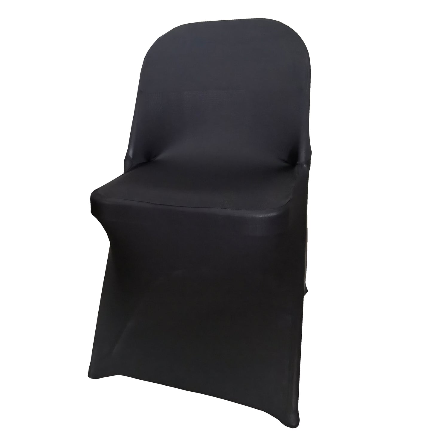 iEventStar Spandex Folding Chair Cover Covers Stretch Chair Protectors for Wedding Party Events Black