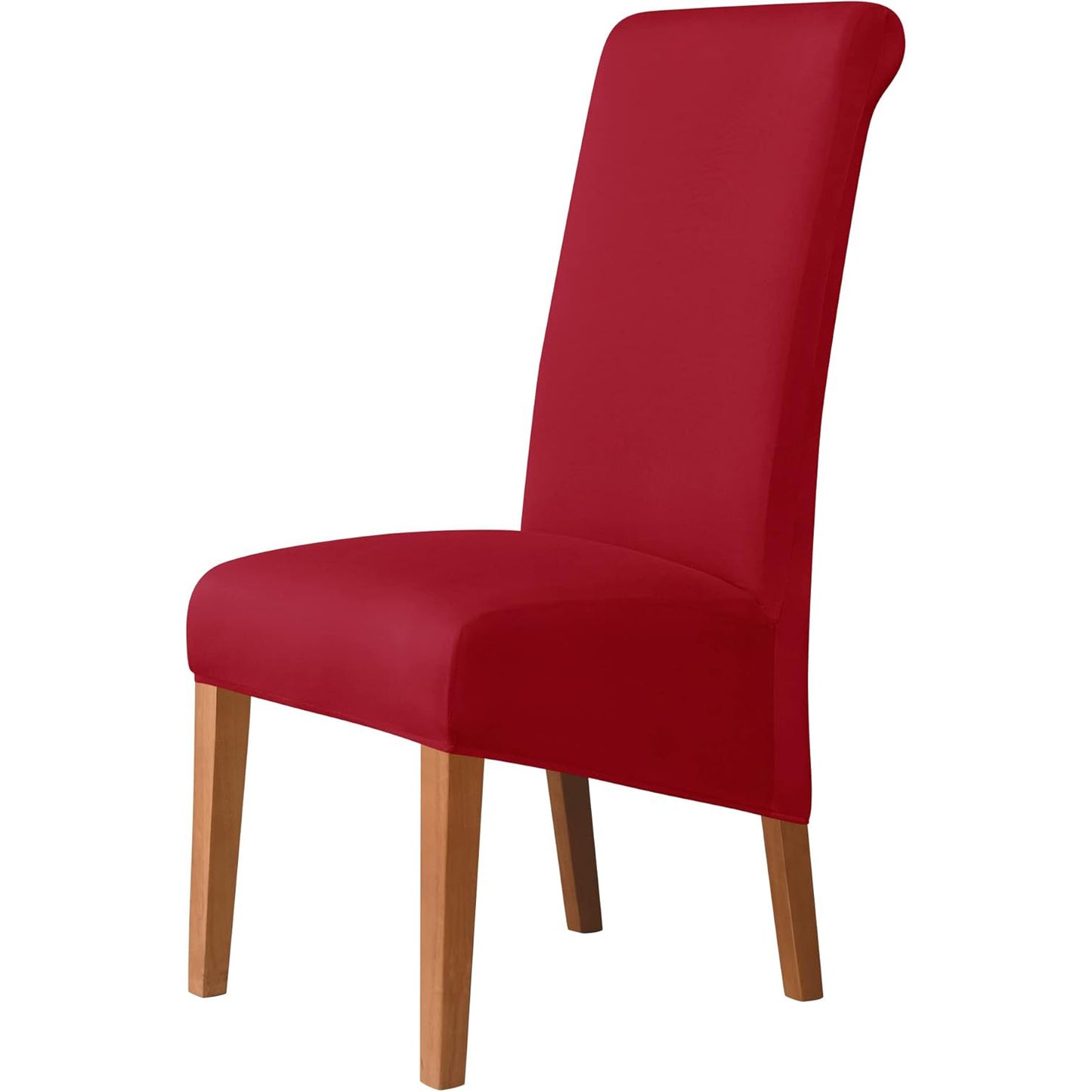 iEventStar Oversized Extra Large Size Christmas Chair Cover Red High Back Chair Covers Chair Protectors Seat Slipcovers for for All Seasons