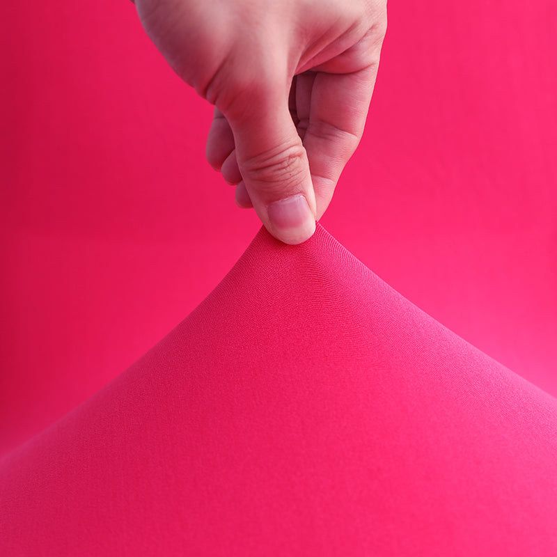 iEventStar 24 inches Xmas Highboy Cocktail Stretch Spandex Fitted Table Cover Christmas High Top Bar Square Corners Tablecloth Fuchsia