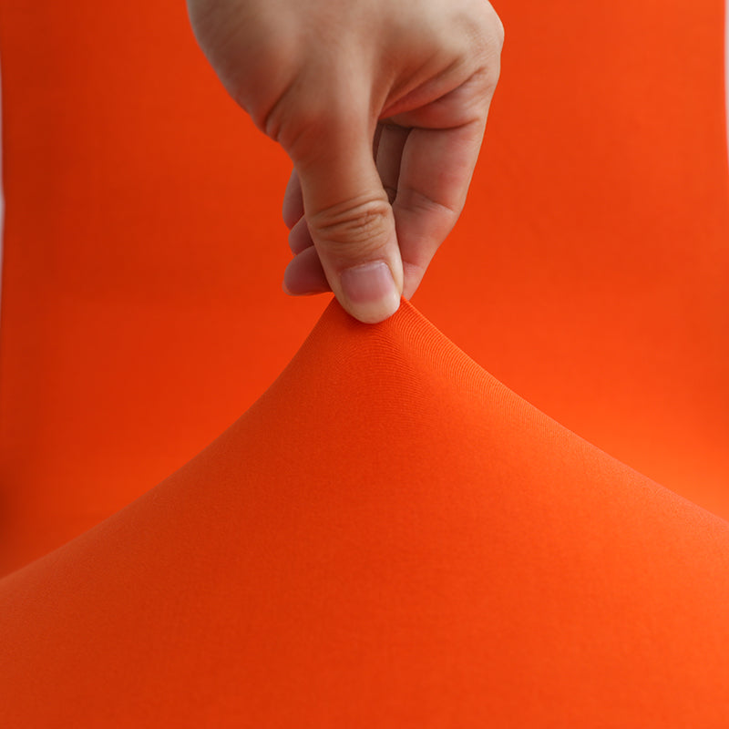 iEventStar 2 Packs 32" Highboy Fall Cocktail Table Cover Round Stretch Spandex Fitted High Top Square Corners Tablecloth Orange