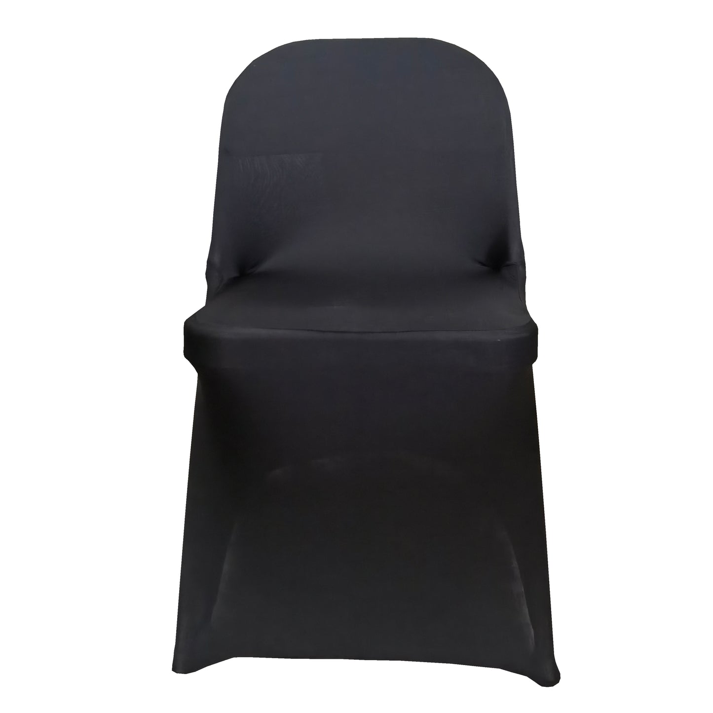 iEventStar Spandex Folding Chair Cover Covers Stretch Chair Protectors for Wedding Party Events Black