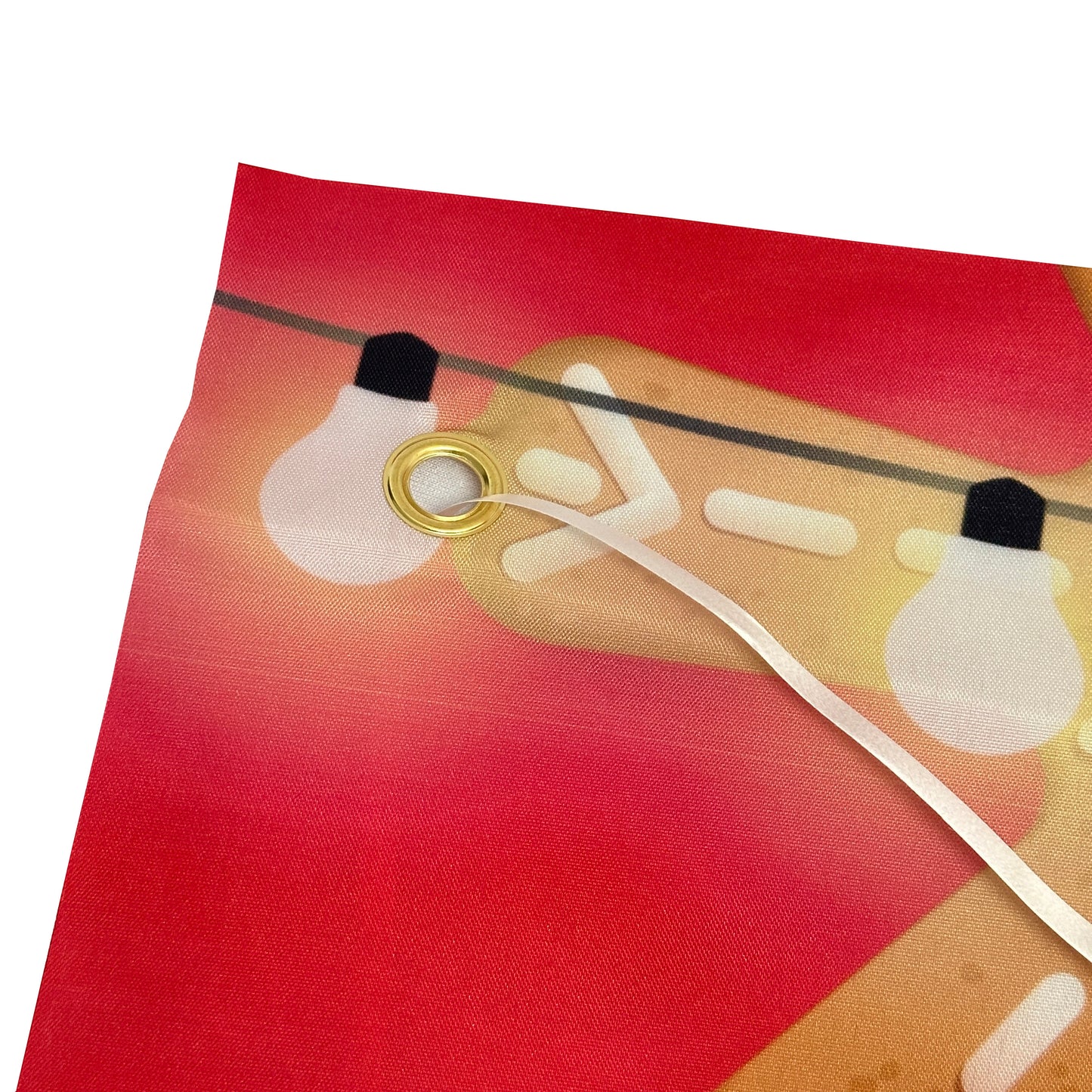 iEventStar Large Merry Christmas Banner Decorations Flag Outdoor Party Supplies Yard Banner Background Red Xmas 72 x 44 Inches