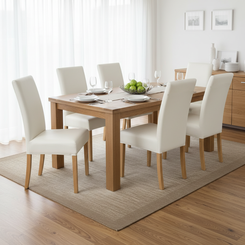 iEventStar PU Faux Leather Waterproof Stretch Dining Chair Cover Chair Protector Slipcovers Covers